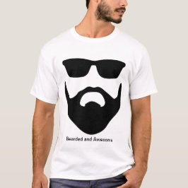 Camiseta barba y gafas de sol