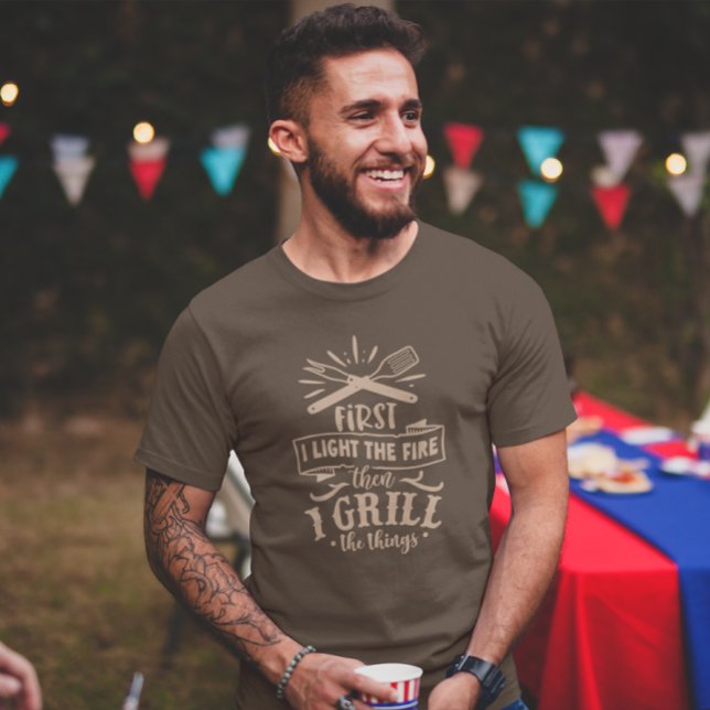 Camiseta Barbacoa BBQ Grilling Cocinar El Día De Los Padres (Subido por el creador)