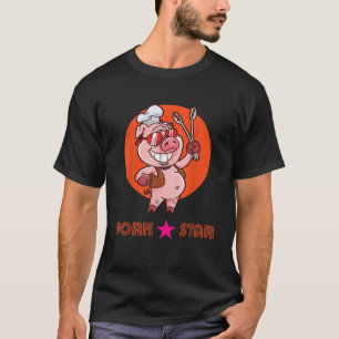 Camiseta Barbacoa Costillas de Grill Tiempo de verano Pitma