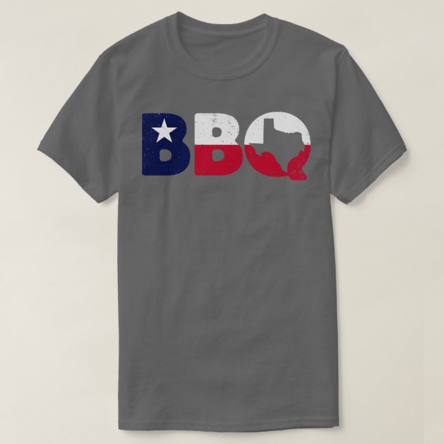 Camiseta Barbacoa de barbacoa de Texas (Diseño del anverso)