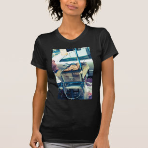 Camiseta Barbacoa de comida callejera de Bangkok con broche