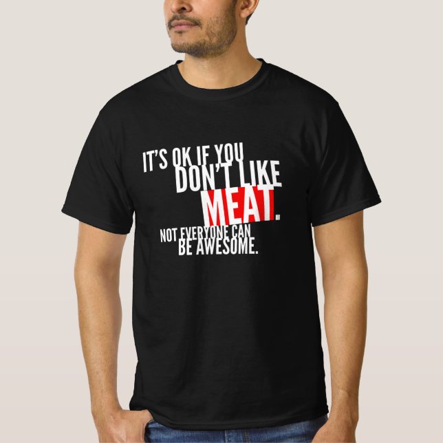 Camiseta Barbacoa del ventilador de la carne de barbacoa (Anverso)