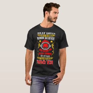 Camiseta Barbacoa lenta de Rubbin Cookin Bbqer de la