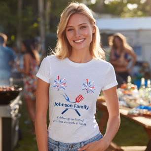 Camiseta Barbacoa Patriótica del 4 de Julio, Celebración de