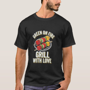 Camiseta Barbacoa Verde en Fuego Veggie Ahumado Pitmaster G