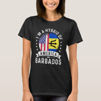 Camiseta Barbadian American Patriot Grown Flag Humor