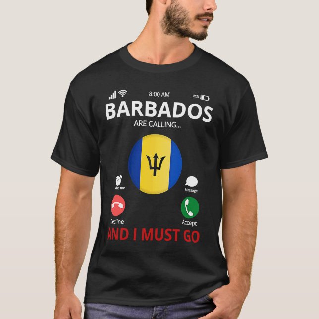 Camiseta Barbados Are Calling (Anverso)