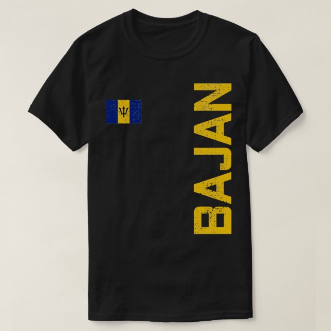 CAMISETA BARBADOS BAJAN (Diseño del anverso)