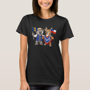 Camiseta Barbados Chile Bandera Raíces Barbadenses Patrimon