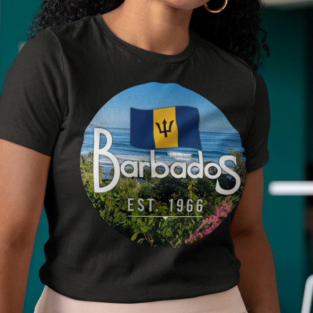 Camiseta "Barbados Este. Vista de la costa este de 1966" co (Subido por el creador)