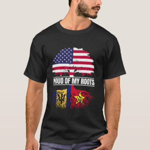 Camiseta Barbados Patrimonio de Vietnam Orgulloso de mis ra
