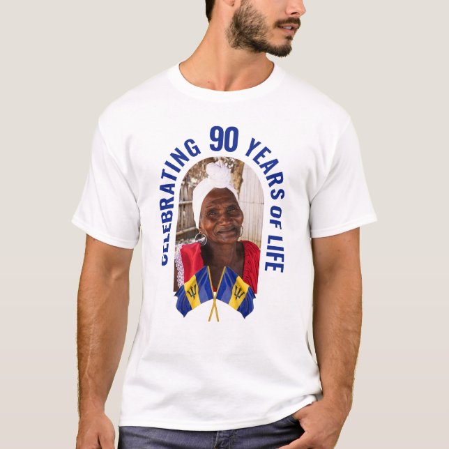 Camiseta BARBADOS Personalizado Cualquier grupo de edad fam (Anverso)