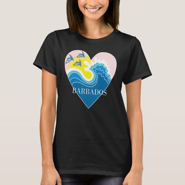 Camiseta Barbados souvenir   for men women (Anverso)