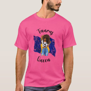Camiseta Barbados Taurus Queen Afro Hair Bar