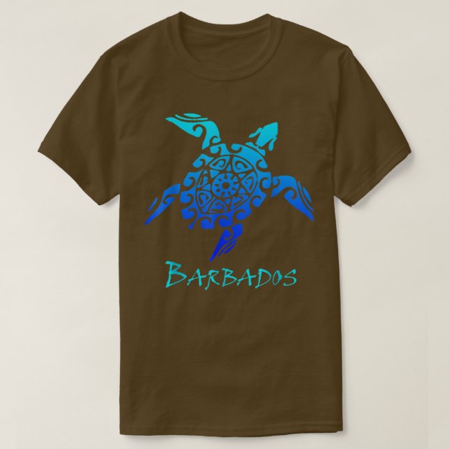 Camiseta Barbados Turba Tribal Polinesia Tattoo Style Vac (Diseño del anverso)