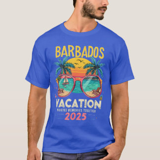 Camiseta Barbados Vacation 2025 Tropical Beach Vibes Vacati