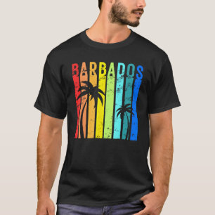Camiseta Barbados Vintage Design Vacation Caribbean Island