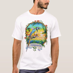 Camiseta Barbados West Indies Vintage Tropical Parrot Vacat