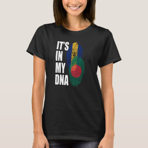 Camiseta Barbados Y Bangladesh mezclan patrimonio de ADN