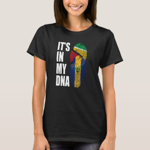 Camiseta Barbados Y Guyana Mezclan Patrimonio De La Bandera