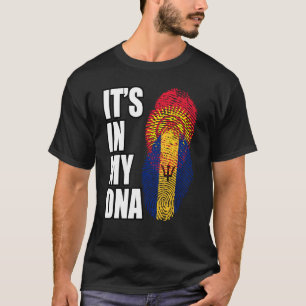 Camiseta Barbados Y Kirguistán Mezclan Bandera Del Patrimon