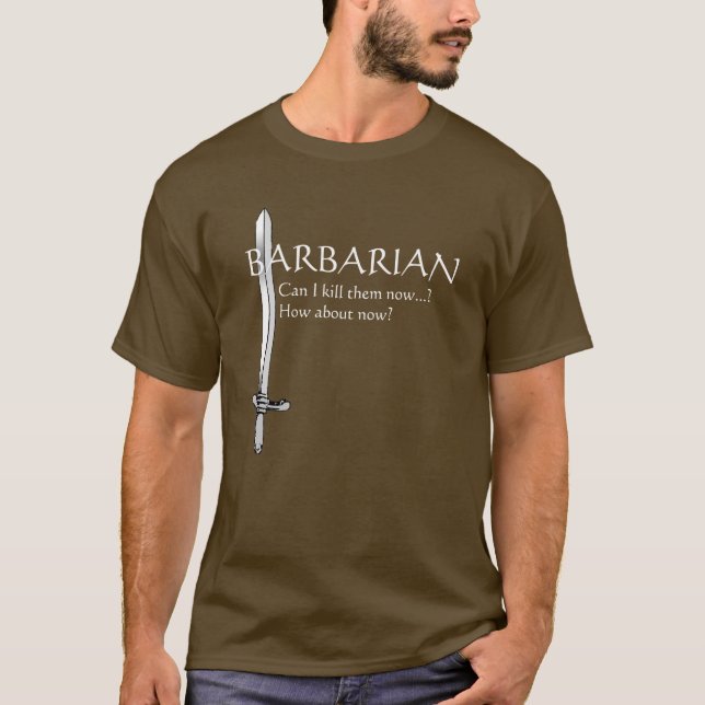 Camiseta bárbara (Anverso)