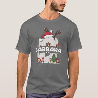 Camiseta Barbara Navidades con Barbara Name para navidades 