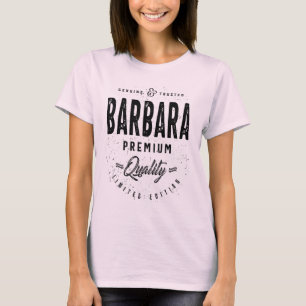 Camiseta Barbara Personalized Name Birthday Gift
