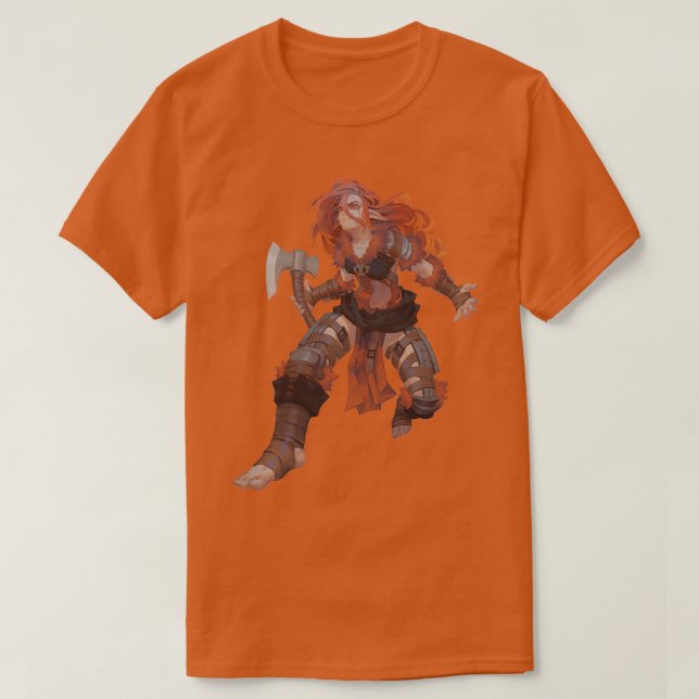 Camiseta Barbarian Astrid (Diseño del anverso)
