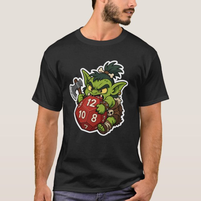 Camiseta Barbarian Dice Goblin (Anverso)