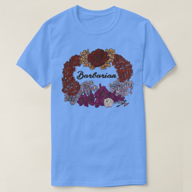 Camiseta Barbarie 10 (Diseño del anverso)