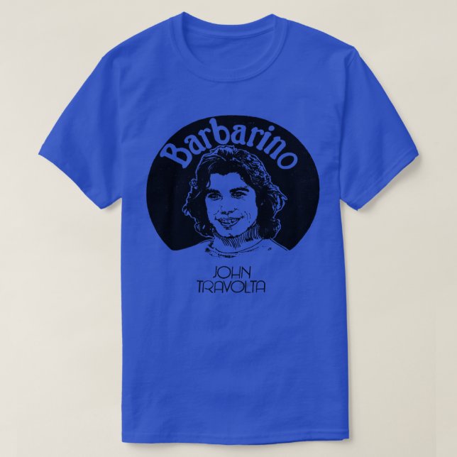 Camiseta Barbarino John Travolta (Diseño del anverso)