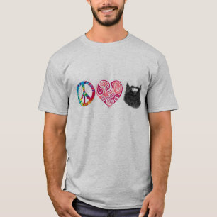 Camiseta Barbas del amor de la paz