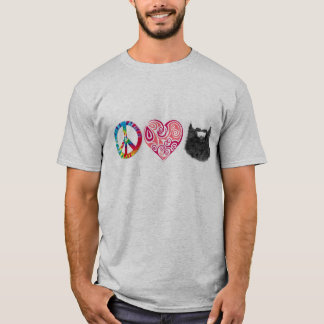Camiseta Barbas del amor de la paz