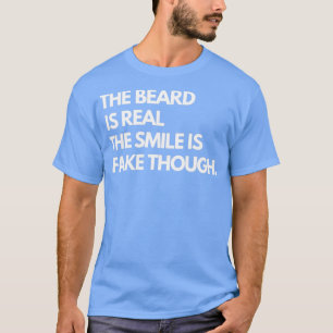 Camiseta barbas graciosas para hombres con citas sarcástica