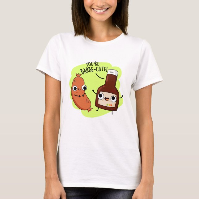 Camiseta Barbe-lindo Funny Barbecue Pun (Anverso)
