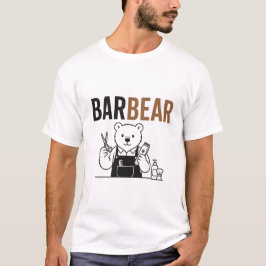 Camiseta Barbear – Pun del Barbero Oso Divertido