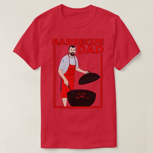 Camiseta Barbecue Dad (Diseño del anverso)