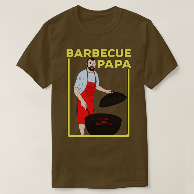Camiseta Barbecue Papa (Diseño del anverso)