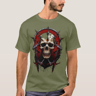 Camiseta "Barbed Skull Death Metal T-Shirt – Hardcore Grap