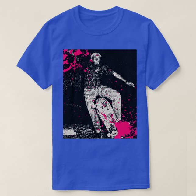 Camiseta Barbee Skateboarding no es una vieja escuela crimi (Diseño del anverso)