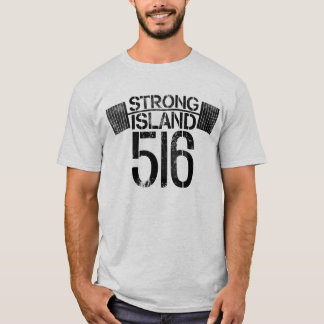 Camiseta Barbell fuerte de la isla: Edición limitada de JC