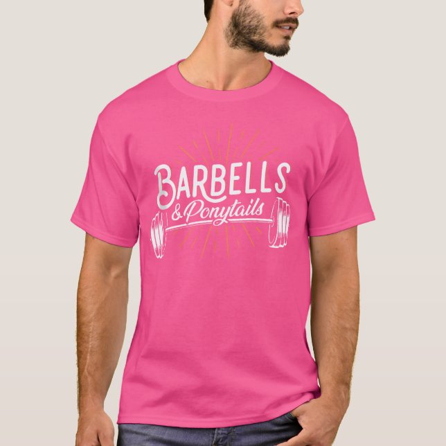 Camiseta Barbellas Y Bombeo De Pingüelas Cubre La Motivació (Anverso)