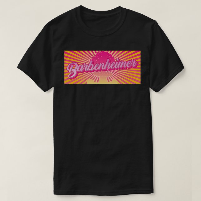 Camiseta Barbenheimer Retro Mashup (Diseño del anverso)