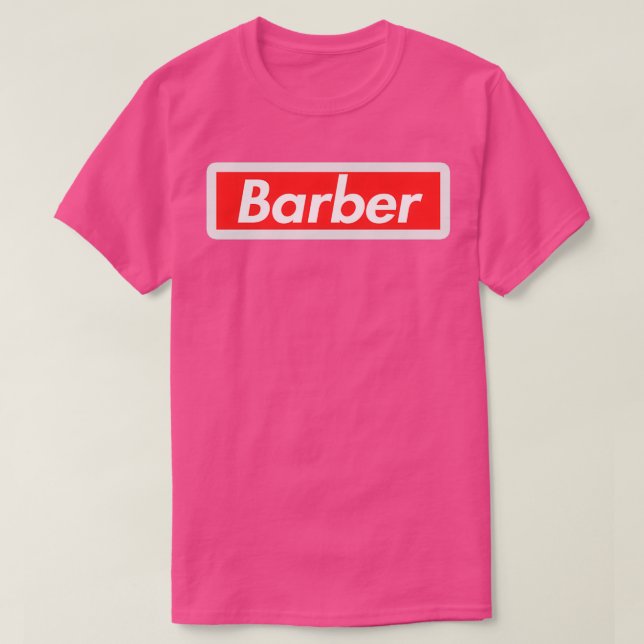 Camiseta barber 3 divertido (Diseño del anverso)