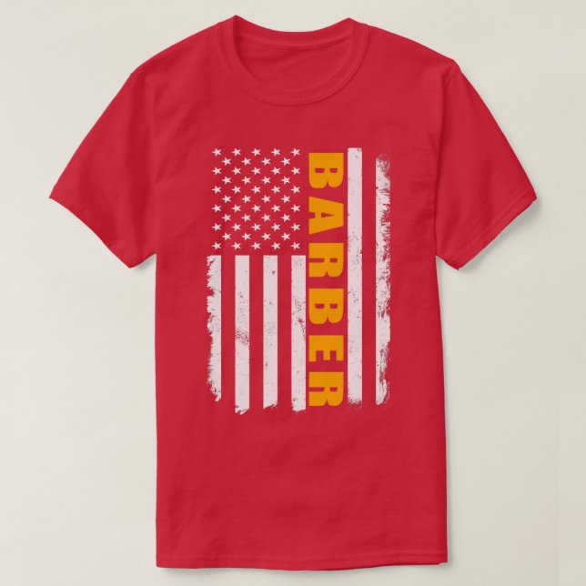Camiseta Barber Americano (Diseño del anverso)