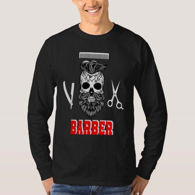 Camiseta Barber  Barber  Cute Barber  Best Barber (Anverso)