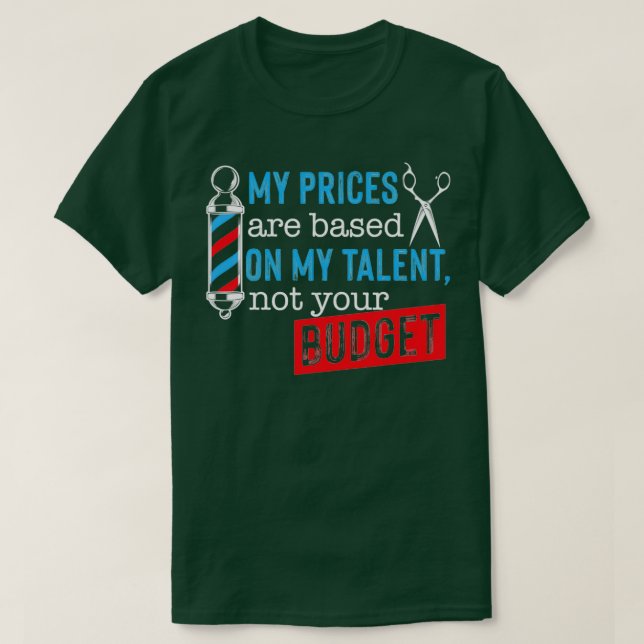 Camiseta Barber Barber Shop (Diseño del anverso)