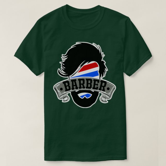 Camiseta Barber Barbershop 2 (Diseño del anverso)
