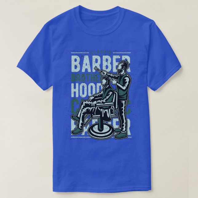Camiseta Barber Brother Hood (Diseño del anverso)